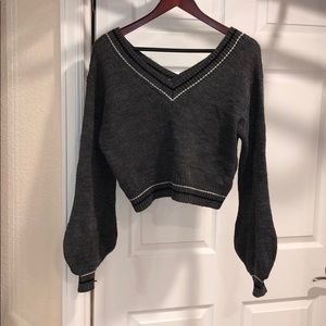 Cropped sweater
